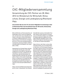 CVC-Mitgliederversammlung 2012