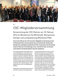 CVC-Mitgliederversammlung 2014